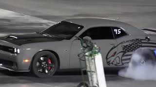 Drag Racing. Corvette Vs Hellcat.