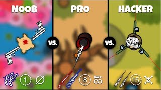 Noob Vs Pro Vs Hacker Surviv.io Valentines Update