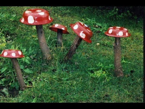 Мухомор своими руками для сада 69