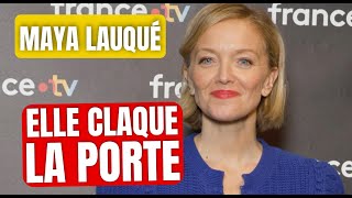 Coup De Tonnerre À France 2 Maya Lauqué Claque La Porte