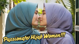 Gallery Of Beautiful Hijab Women Hugs And Kisses Pionately Part2