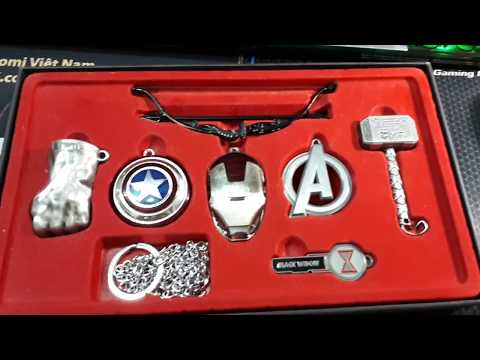 REVIEW COMBO MÓC KHÓA MARVEL