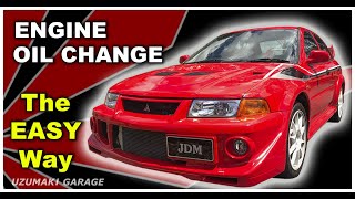 Stop Doing It The Old Way. Mitsubishi Evo Engine Oil Change With Miso Soup Tme