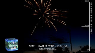 Matrix Pyro Fireworks - 16 Shot