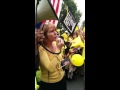 Sarawak Report Founder Addressing People outside Malaysian High Commission UK