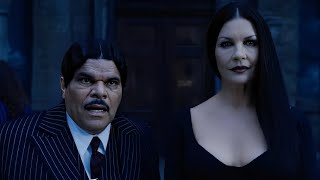 Morticia and Gomez visit Wednesday