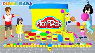 Wah Yuta Ajak Mia Main ke Play Doh Land Raksasa 😱 Hidupkan Monster Playdoh| Saku