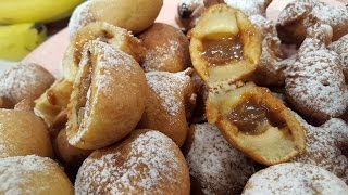 Buñuelos De Banana Rellena De Dulce De Leche
