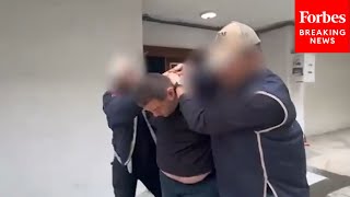 Turkish Police Release Footage From Arrest Of Alleged Mossad Agent In Istanbul