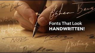 13 Handwritten Signature Fonts That Add Personality To Your Designs