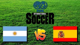 Argentina Vs Spain Fifa International Soccer Super Nintendo Snes Gameplay Hd
