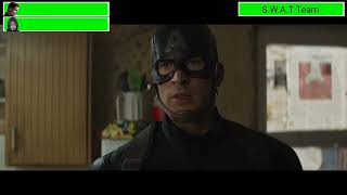 Captain America & The Winter Soldier Vs. S.w.a.t Team With Healthbars