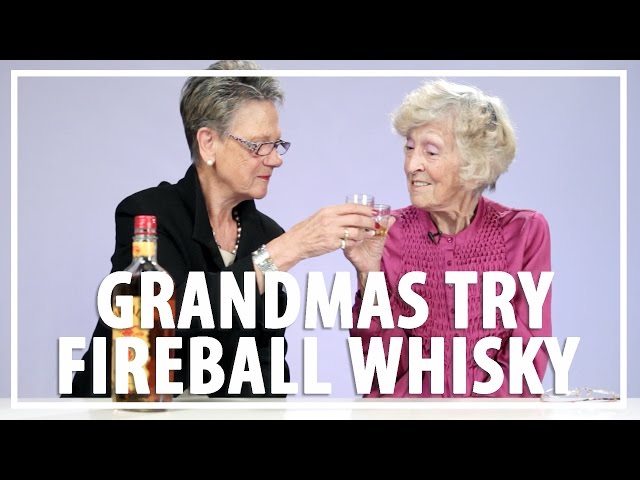 Watch Grandmas Try Fireball Whisky For First Time - Video