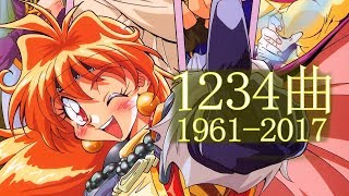 My Top 1234 Anime Songs