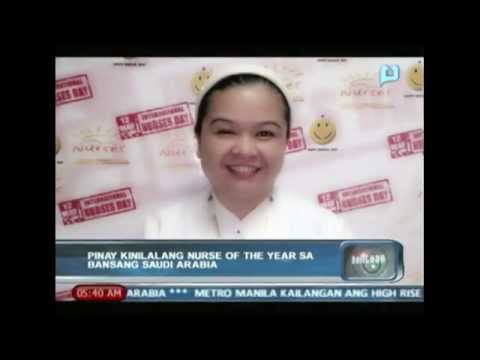 Pinay, kinilalang nurse of the year sa bansang Saudi Arabia