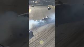 Byrons Big Crash At Vegas