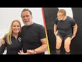 Arnold Schwarzenegger JOKES With Girlfriend During Gym Demo