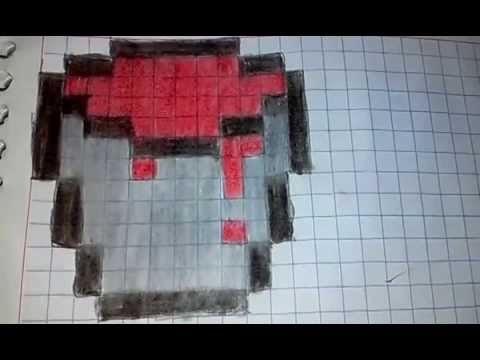 Como dibujar un cubo de leche(minecraft) MANOMINE - YouTube