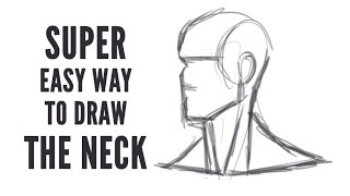 Easy Way To Draw The Neck