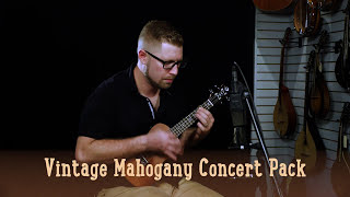 Vintage Mahogany Concert Ukulele Pack 