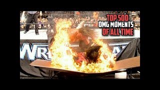 WWE 500 OMG MOMENTS !