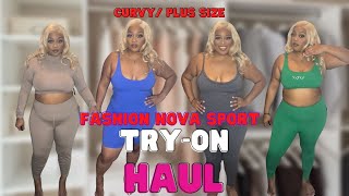 Curvy Plus Sized Fashion Nova Sport Try-On Haul Part 2