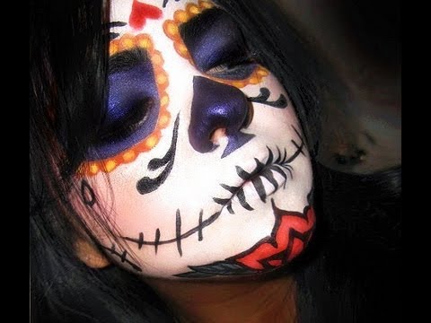  Muertos Day of the Dead inspired makeup look from Mexican Sugar Skulls