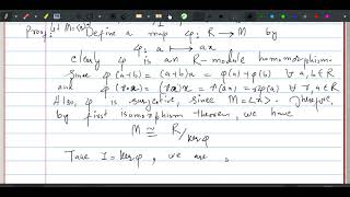 Lec 16. Finitely Generated Modules