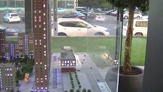 Video ZhK "Seliger Siti", maket v Ofise prodazh from Galina Soboleva, Ilmenskiy drive, Moscow, Russia