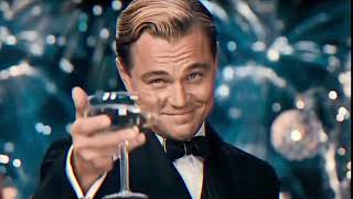 The Great Gatsby Meme Leonardo Dicaprio With A Gl Of Champagne