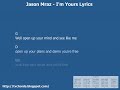 Jason Mraz I M Yours Guitar Chords And Lyrics images Jason Mraz I M Yours Guitar Chords And Lyrics