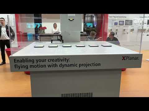 ISE 2022: Beckhoff Demos Creative Xplanar Motor System for Dynamic Projection Mapping
