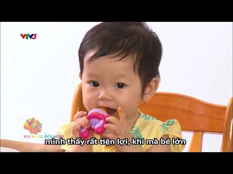 VTV3: Vui Sống Mỗi Ngày Ăn dặm thông minh với túi nhai kidsme