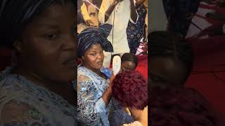 Odunlade Adekolas Wife Dancing At Odunlade Adekolas Dad Final Burial Reception In Abeokuta