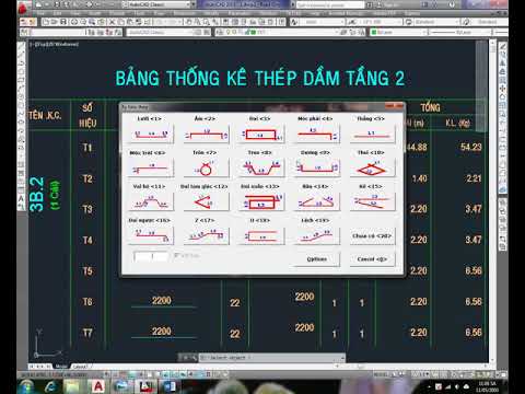 Hướng dẫn sử dụng phần mềm thống kê thép TKT-2005