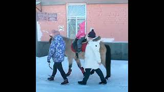 Злата На Лошадке 🐎 #Shorts#Redridinghood#Horse#Масленица