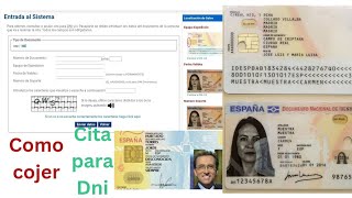 How To Take Appoinment For Spanish Dni Cita Para Dni.