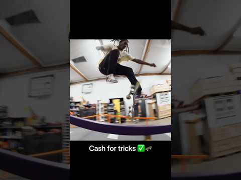 Cash for tricks 🛹💰 #skateboarding