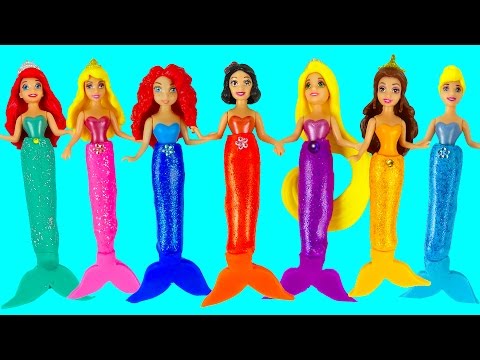 Поделки из пластилина Play-Doh: Принцессы Диснея Русалки. Наряды русалочек из Плей До - NurseryRhymes.pw