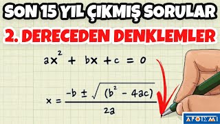 2. Dereceden Denklemler Son 15 Yılın Çıkmış Soru Çözümleri - Apotemi̇ Yayinlari