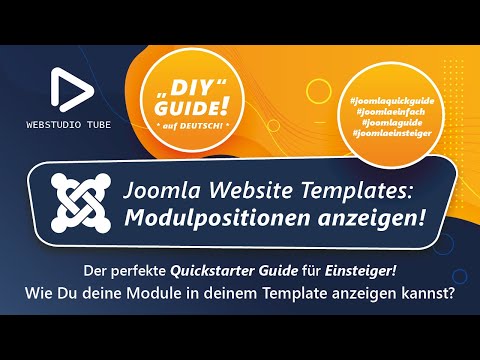 Joomla 3 Tutorial - Modulpositionen in Responsive Template anzeigen - Deutsch #9
