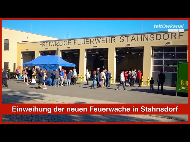 Einweihung der neuen Feuerwache in Stahnsdorf