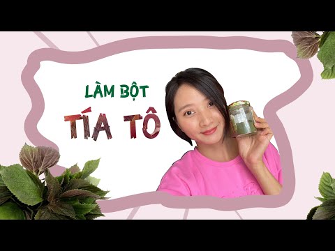 Cách làm trà tía tô tại nhà