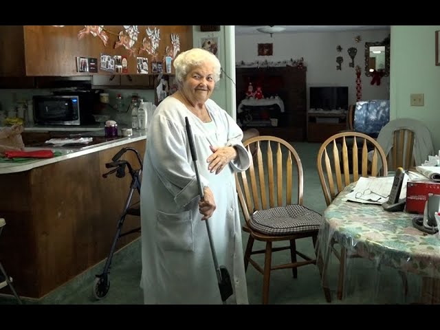 84-year-old hairdresser stunned when we show up and surprise her for Feel Good Friday!