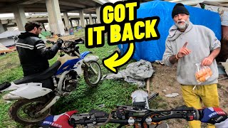Recovering My Friends Stolen Motorcycle From A Homeless Camp