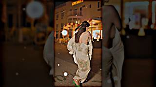 Pretty Girl In Beautiful Dress Riding On A Bull In Benidorm