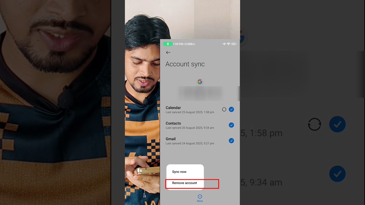 how to remove gmail account from your phone #shorts how to remove gmail account from your phone #shorts