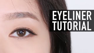 EYELINER TUTORIAL FOR BEGINNERS | 초보 아이라인 튜토리얼 EYELINER TUTORIAL FOR BEGINNERS | 초보 아이라인 튜토리얼