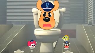 Sheriff Labrador - Skibidi Toilet Meme Song ( Part 39 )