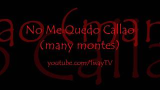Video No me quedo callao Manny Montes